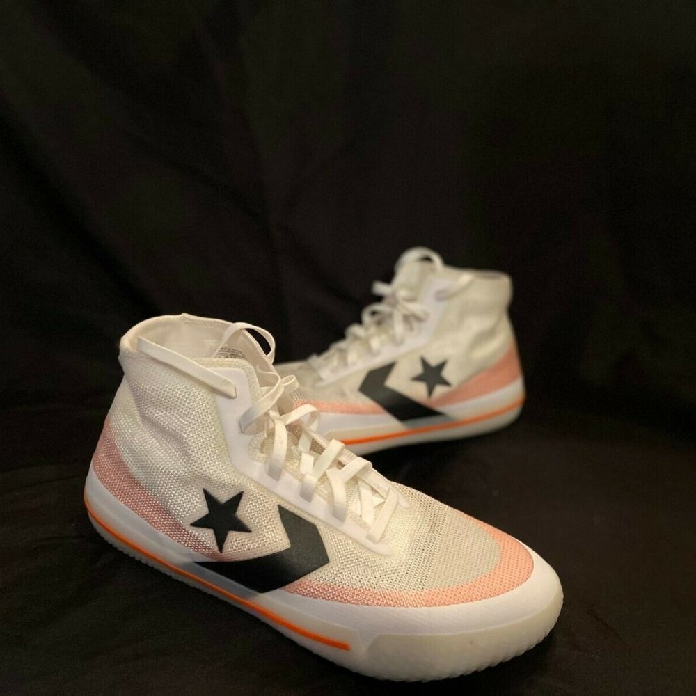 Converse All Star Pro BB Hi Size 18 White Bold Man - Picture 1 of 11